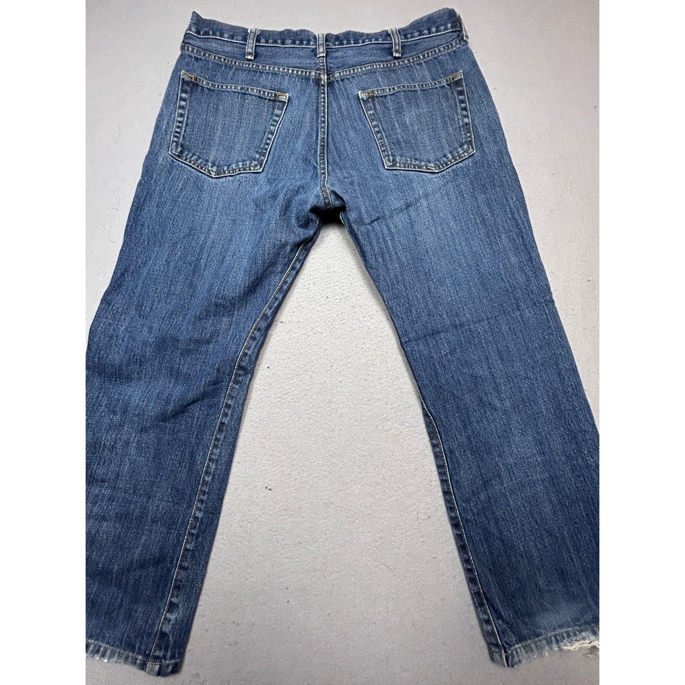 Uniqlo Ring Denim 100% Cotton Blue 38x27 Mens Jeans
